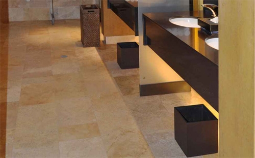 CREMA BATHROOM FLOORING TRAVERTINE