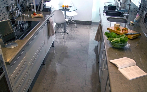 GREY LIMESTONE KITCHEN