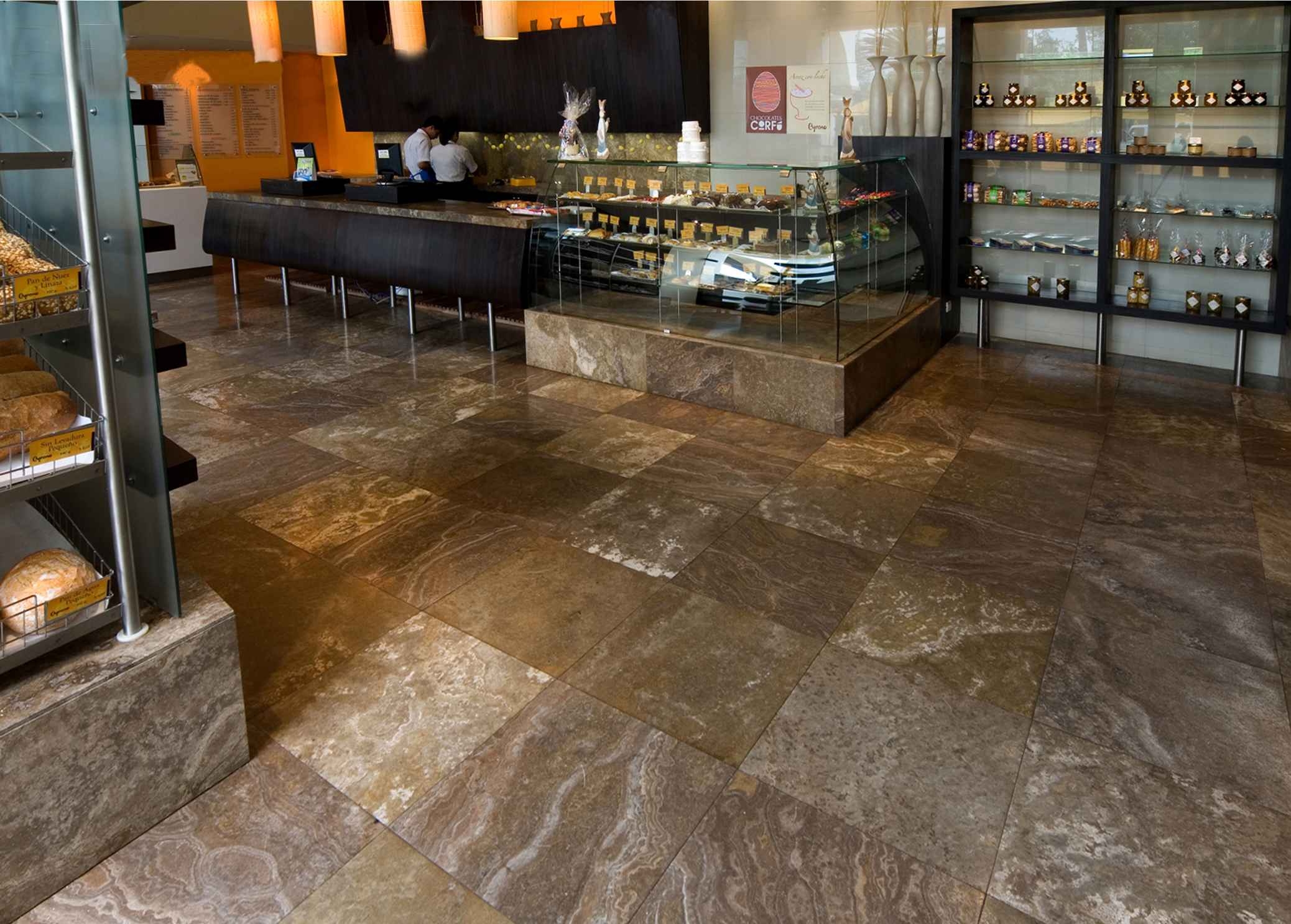 CRETA VEIN HOTEL FLOORING TRAVERTINE