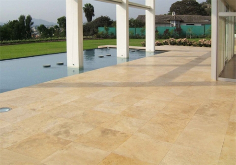 CREMA EXTERIOR FLOORING TRAVERTINE