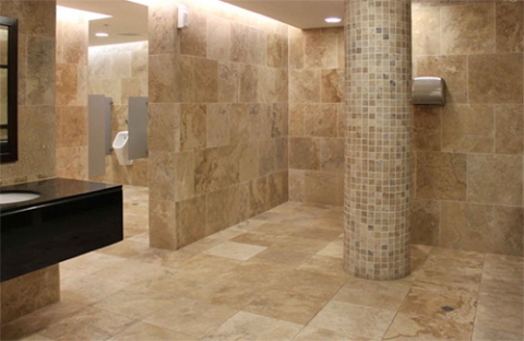 CREMA BATHROOM TRAVERTINE